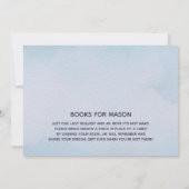 アップアップと水遠くに色ヘリコプター誕生日 招待状 (裏面)