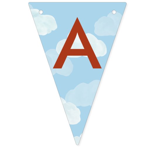 アップアップと遠くに誕生日 バンティングフラッグ (第3の旗)