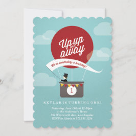 アップアップと遠くに誕生日 招待状