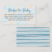 アップアップ遠くにと雲と星の本ベビー エンクロージャーカード (正面/裏面)
