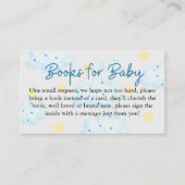 アップアップ遠くにと雲と星の本ベビー エンクロージャーカード (正面)