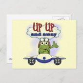 アップアップ遠くにとTシャツとギフト ポストカード (正面/裏面)