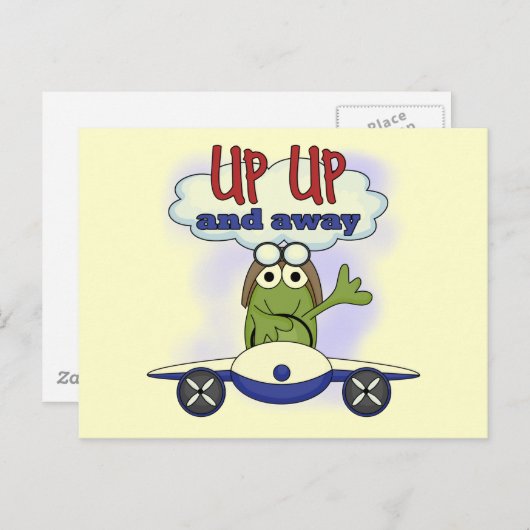 アップアップ遠くにとTシャツとギフト ポストカード (正面/裏面)