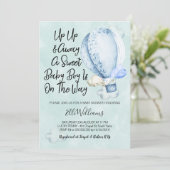 アップアンドエレファントベビー遠くにシャワー招待状 招待状 (スタンド正面)