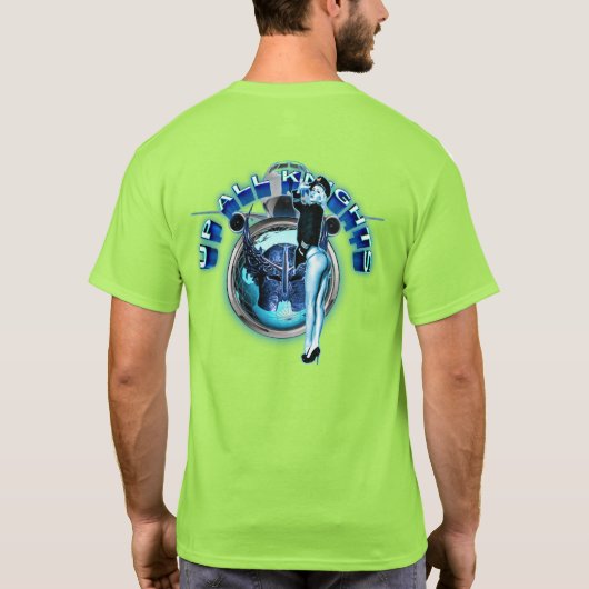 アップオールナイツノーズアートTシャツ Tシャツ (裏面)