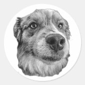 アップクローズと忠実 ラウンドシール (正面)