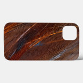 アップクローズ詳細のカラフル孔雀の羽 Case-Mate iPhoneケース (裏面 (横))