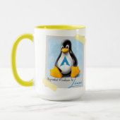 アップグレードされたWindows Arch Linux Tux マグカップ (左)