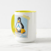 アップグレードされたWindows Arch Linux Tux マグカップ (正面左)