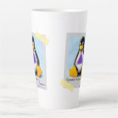 アップグレードされたWindows Endevour OS Tux カフェラテマグ (正面)