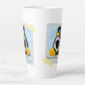 アップグレードされたWindows Kali Linux Tux カフェラテマグ (正面)