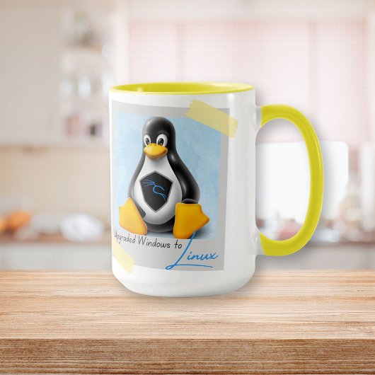 アップグレードされたWindows Kali Linux Tux マグカップ