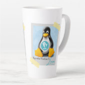 アップグレードされたWindows PopOS Tux カフェラテマグ (右アングル)