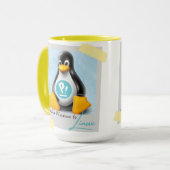 アップグレードされたWindows PopOS Tux マグカップ (正面左)