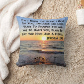 アップグレードジェレミア29:11サンライズ クッション (ブランケット)