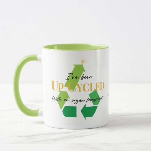 アップサイクル移植カスタマイズ可能なコーヒーマグ マグカップ (左)