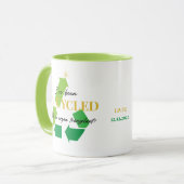 アップサイクル移植カスタマイズ可能なコーヒーマグ マグカップ (正面左)