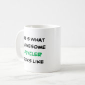 アップサイク素晴らしラー コーヒーマグカップ (正面左)