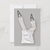 アップサイドダウンズボン人間主義 サンキューカード (正面)