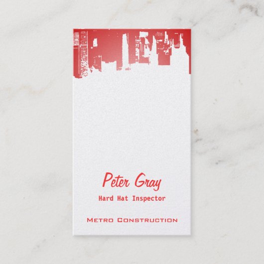 アップサイドダウンタウンミッドナイトニューグレーディメント 名刺 (正面)