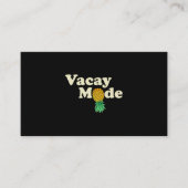 アップサイドダウンパイナップルバカイモードバカンスおもしろいSw 名刺 (正面)