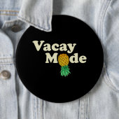 アップサイドダウンパイナップルバカイモードバカンスおもしろいSw 缶バッジ (インサイチュ)