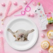 アップサイドダウンブルドッグ紙プレート ペーパープレート (パーティー)