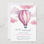 アップザエア子供の誕生日パーティの招待状 招待状 (正面)