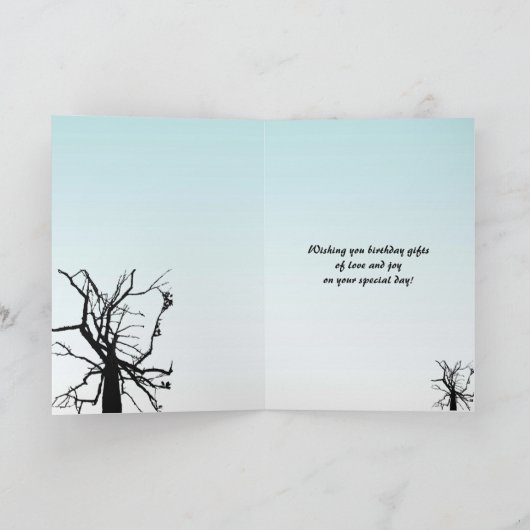 アップザツリー誕生日 カード (内部)