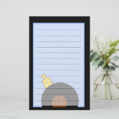 アップザファンクレトロアフロマン文房具 便箋 (スタンド正面)