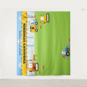 アップシェリンパーソナライズされたかわいい建築背景 タペストリー (正面)