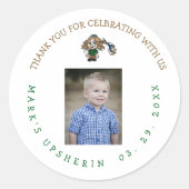 アップシェリンパーティー用品シール ラウンドシール (正面)