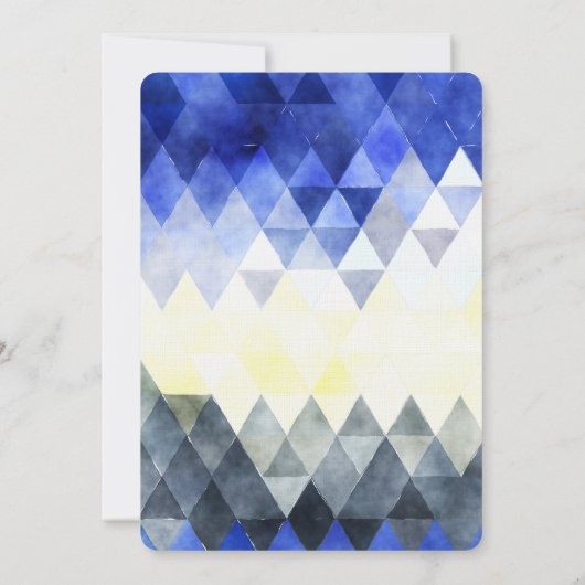 アップシェリン最初のヘアカットのユダヤ人の少年の3歳の誕生日I 招待状 (裏面)