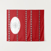 アップショップテーブポップ・アートのルバナークリスマスマーケットストール タペストリー (正面(横))