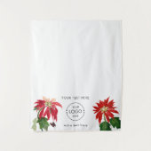 アップショップテーブポップ・アートのルバナークリスマスマーケットストール タペストリー (正面)