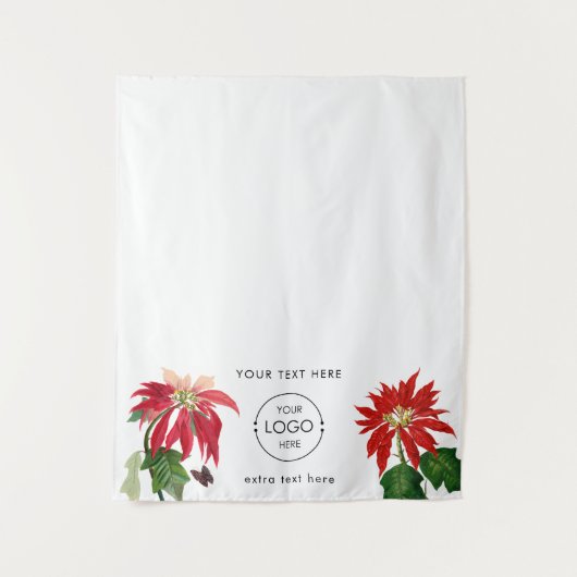 アップショップテーブポップ・アートのルバナークリスマスマーケットストール タペストリー (正面)