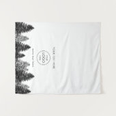 アップショップテーブポップ・アートのルバナークリスマスマーケットストール タペストリー (正面(横))