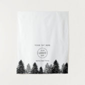 アップショップテーブポップ・アートのルバナークリスマスマーケットストール タペストリー (正面)