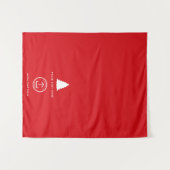 アップショップテーブポップ・アートのルバナークリスマスマーケットストール タペストリー (正面(横))