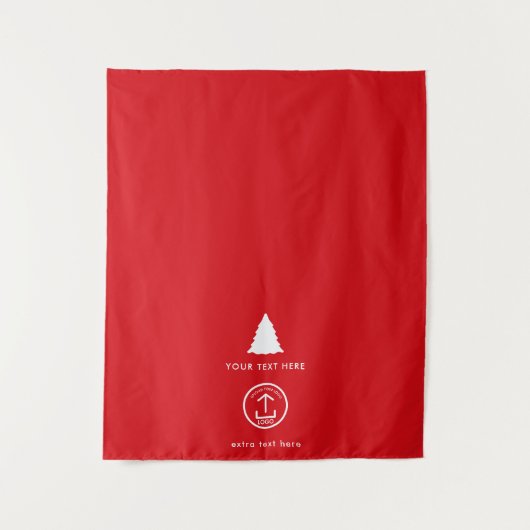 アップショップテーブポップ・アートのルバナークリスマスマーケットストール タペストリー (正面)