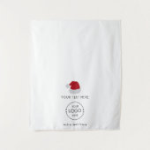 アップショップテーブポップ・アートのルバナークリスマスマーケットストール タペストリー (正面)