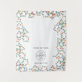 アップショップテーブポップ・アートのルバナークリスマスマーケットストール タペストリー