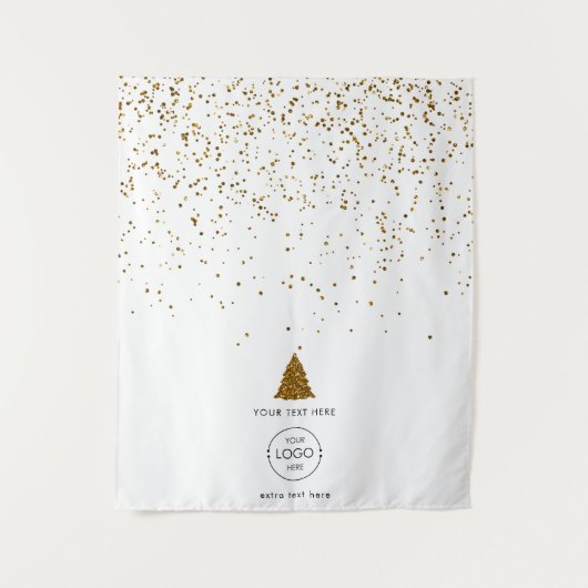 アップショップテーブポップ・アートのルバナークリスマスマーケットストール タペストリー (正面)