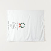 アップショップテーブポップ・アートのルバナークリスマスマーケットストール タペストリー (正面(横))