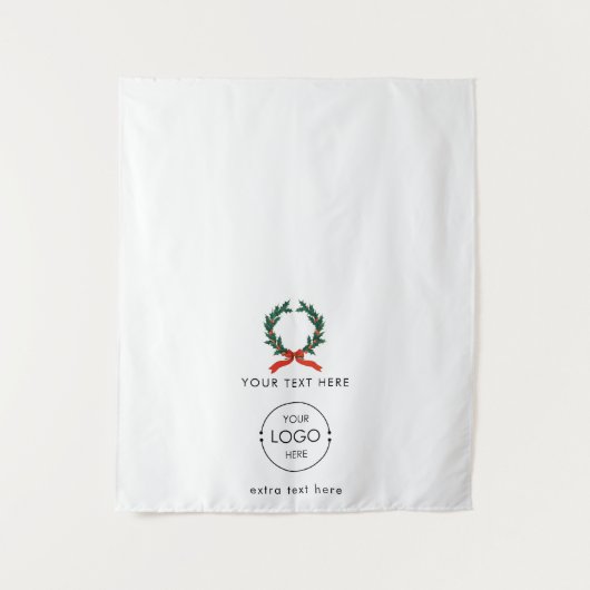 アップショップテーブポップ・アートのルバナークリスマスマーケットストール タペストリー (正面)