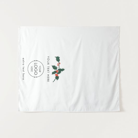 アップショップテーブポップ・アートのルバナークリスマスマーケットストール タペストリー (正面(横))