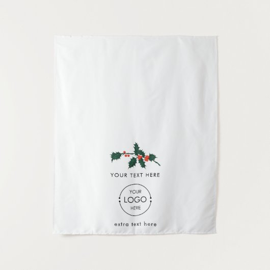 アップショップテーブポップ・アートのルバナークリスマスマーケットストール タペストリー (正面)