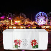 アップショップテーブポップ・アートのルバナークリスマスマーケットストール タペストリー