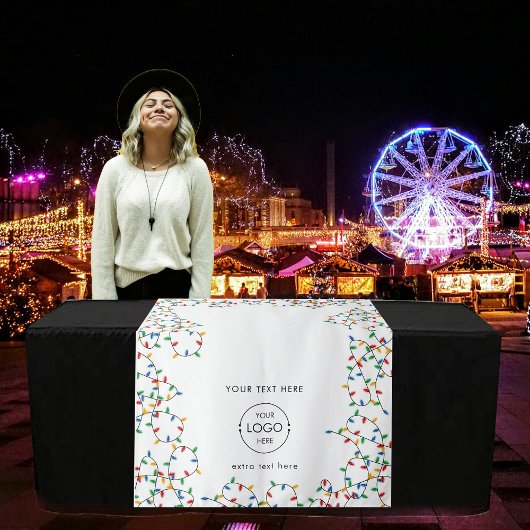 アップショップテーブポップ・アートのルバナークリスマスマーケットストール タペストリー