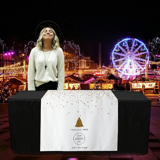 アップショップテーブポップ・アートのルバナークリスマスマーケットストール タペストリー